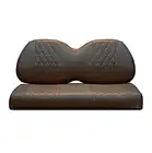 *NEW* EVOLUTION EZ-ON 2PASS Diamond Stitch MOCHA Golf Cart Seat Cover 2PC