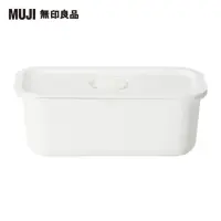 在飛比找momo購物網優惠-【MUJI 無印良品】聚丙烯密閉式便當盒/長形/175ml(