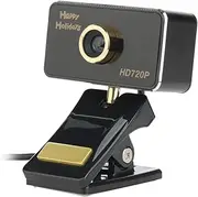 Bocodow HD 720P Webcam Low Light Correction, Designed for Noise-Reducing Mic, for Skype, FaceTime, Hangouts, WebEx, PC/Mac/Laptop/MacBook/Tablet