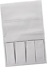 Garneck 1pc Armrest Storage Organizer Pouch for Sofa Chair Bedside Multi Pocket Sundries Storage Bag for Home Office Dorm Use Grey