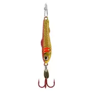 Clam Pinhead Pro 1/8 oz - Gold Red Holo - #10 Treble Hook Ice Jig