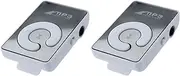 Binxind 2X Mini Mirror Clip USB Digital Mp3 Music Player Support 8GB SD TF Card White