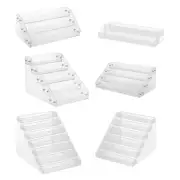 Acrylic Stands Display Riser Organizer Display Shelf for Toys Collectibles