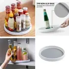 360° Rotating Spice Rack Organiser Turntable Condiment Bottle Storage Tray