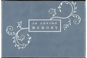 Peter Pauper Press Guest Book In Loving Memory Blue 326447