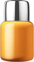 Mini Insulated Water Bottle 10.8 oz Small Vacuum Insulated Thermos Keeps Drinks Cold for 24 Hours and Hot for 12 Hours Wide Mouth Leak-Proof Stainless Steel Travel Coffee Mug (Orange, 10.8oz)