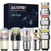 2X AUXITO BAY15D 1157 P21/5W RED WHITE LED BRAKE STOP TAIL LIGHT BULB GLOBE (for: Volvo)