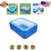 Versatile Inflatable Swimming Pool for Kids 59" - Paddling, Swimming & More