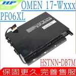 HP 電池(原裝)-恵普 PF06XL,OMEN 17 系列,17-W204TX,17-W200NE,17-W203LA,17T-W200,17-W100NC,17-W102NL