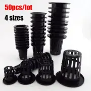 50Pcs Plant Grow Net Nursery Pots Cup Hydroponic colonization Mesh plastic Baske