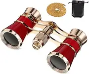1Set Vintage Opera Glasses Compact Binoculars for Bird Watching Concerts and Sporting Events Eye Catching Design with Plated Body for Travel and Unique