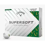 CALLAWAY SUPERSOFT LUCKY WHITE 2 DOZEN GOLF BALLS - NEW 2025 BALL - VALUE PLUS!