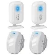 Wireless Infrared Motion Sensor Alarm Detector Doorbell Chime Security Reminder
