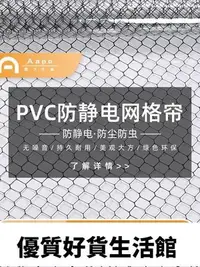 在飛比找Yahoo奇摩拍賣-7-11運費0元優惠優惠-優質百貨鋪-定制 PVC防靜電網格簾透明黑色黃色無塵室隔斷環