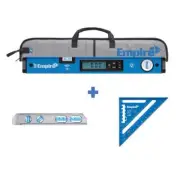 Empire Box Level 24" Magnetic Digital + Torpedo Level + Rafter Square Aluminum