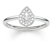 Thomas Sabo TR2069-051-14-54 Glam & Soul Damen Ring 925 Sterling Silver