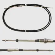 Uflex Boat Bulkhead Control Cable C64BCX19 | 4300 / 43BC Series 19 FT