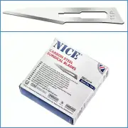 100pcs No. 11P Sterile Carbon Steel Surgical Scalpel Butter Blade Dermaplaning