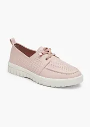 [Taking Shape] Taking Shape Flexible Elastic Lace Shoe Size 40 in Blush - Women's Shoes Blush
