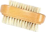Wooden Nail Brushes Cleaning Bristle Nail Brushes Manicure Pedicure Nail Scrubber Double-sided for Fingernail Toenail Cleaning Nail Brushes
