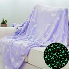Plush Blanket Anti-static Gifts Night Luminous Plush Nap Blanket Wrinkle-free