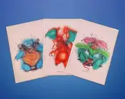 Artist Alley Venomized Pokemon Set Charizard Blastoise Venusaur by Gorkem Demir