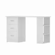 Artiss Computer Desk Drawer Shelf Cabinet White 120CM