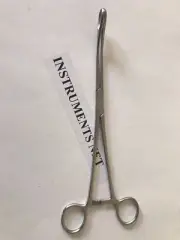 BODY PIERCING Forceps Kit Hemostat SPONGE CLAMP 6" Curved New