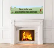 Nursery Rhyme - Baby Shower Printed Banner - Indoor Outdoor Nursery Rhyme Banner