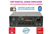 E-Lektron 2BT DJ PA HiFi Digital Stereo Amplifier Bluetooth USB SD FM Class D 200W 2 x Mic Karaoke Function
