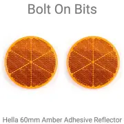 2 Amber side reflectors Swift Basecamp Caravan