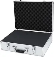 MagiDeal Microphone Carrying Case, Hard Shell Case,Projector Case,Aluminum Case with Foam for Electronics,Cameras,Phone