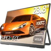 Portable Monitor for Laptop 100Hz Gaming Display 23.8" Laptop Screen Extender