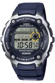 Casio Wave Ceptor WV-200R-2AJF Men's Quartz Digital Watch 20ATM Blue