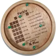 Wooden Dice Tray for Farkle Classic Dice Game, Farkle Dice Tray, Farkle1985