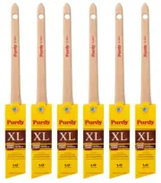 Genuine Purdy 6 Pack XL Dale Angular 1" Paint Brushes 144080310-6PK