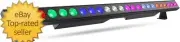LED Stage Wash Light Bar 150W 6IN1 RGBWA+UV Color Changing Linear Wall Washer