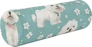 Neck Support Car Cute Dog Cute Dog Decorative Cylinder Throw Pillow Memory Foam Bed Back Support Almohada for Cervicales y cuello
