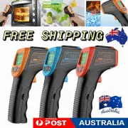 Laser Infrared Thermometer Non-Contact Digital Temperature Gun Pizza BBQ Hot
