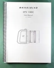 Hasselblad 907x & CFV 100C Instruction Manual: Full Color & Protective Covers