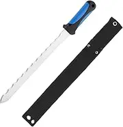 Insulation Board Tool with Sheath, Saw RockWool Foam Wool Cutting Tool 420mm Stainless (BHSC)
