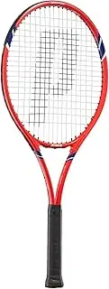 Prince 7TJ134 Synergy LITE 275 Hard Tennis Racket (Synergy Light 275), Lightweight Aluminum, Grip Size 2, [Stretched]