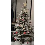 二手自動聖誕樹PE樹1.5米贈送毛絨絨裙擺