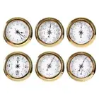 Wall Mounted Hygrometer Barometer Watch Tidal Clock Weather Station