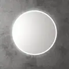 700-900mm Round Three Dimmable Colour Touch Free Sensor Anti-fog LED Mirror