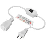 On Off Switch Extension Cord [2-Feet], 2-Prong/2 Outlet Polarized Extension C...