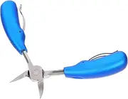 Essential Manicure Pedicure Tool Kit: Nail Cuticle Scissors Nail Clamp for Home Salon Random Style