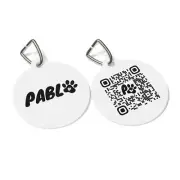 Medaglietta per animali personalizzabile con QR code
