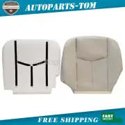 Driver Bottom Leather Seat Cover & Foam For 2003-2006 Chevy Suburban Light Tan