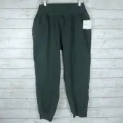 NEW Size 2X Beyond Yoga Spacedye High Rise Midi Jogger Forest Green Heather